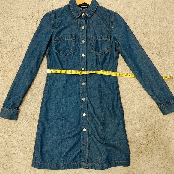 Joe Fresh Chambray Demim Shirt Dress - Picture 4 of 6